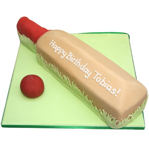 Cricket Bat Cake 2 kg